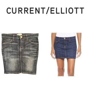 Revolve || Current/Elliott 5 Pocket Denim Pencil Skirt